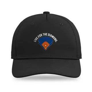 Live For The Diamond Baseball baseball cap