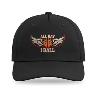 All Day I Ball Basketball baseball cap