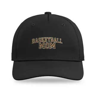 Leopard Print Basketball Mom Basketball baseball cap