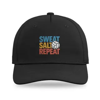 Sweat Salt Repeat Beach Volleyball baseball cap