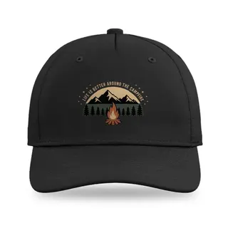 Life Is Better Camping baseball cap