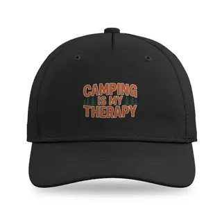 Camping Therapy Nature's Healing Vibes Camping baseball cap
