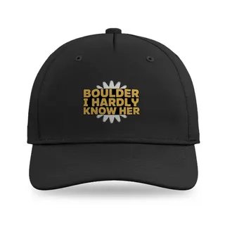Boulder I Hardly Know Her Climbing baseball cap