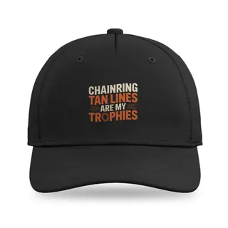 Tan Lines Are My Trophies Cycling baseball cap