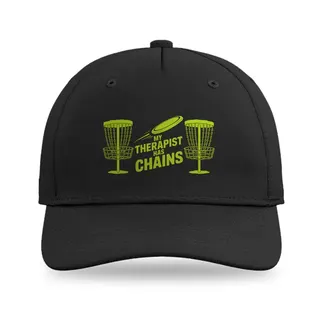 My Therapist Has Chains Disc Golf baseball cap