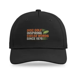 Inspiring Swear Words Since 1976 Disc Golf baseball cap