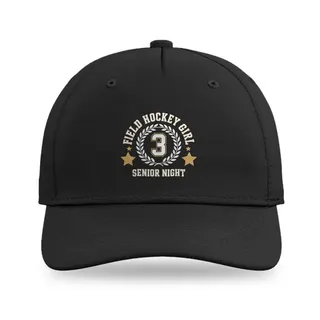 Laurel Wreath Jersey Number Field Hockey baseball cap