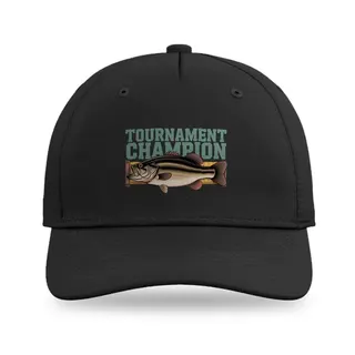 Tournament Champion Trophy Bass Fishing baseball cap