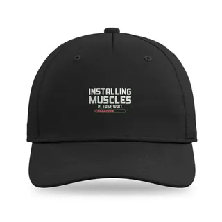 Installing Muscles Please Wait Fitness baseball cap
