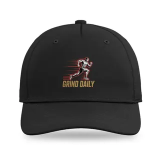 Oversized Runner Silhouette Fitness baseball cap