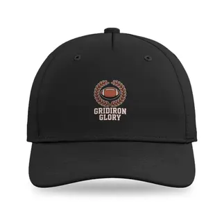 Crest With Laurel Wreath Football baseball cap