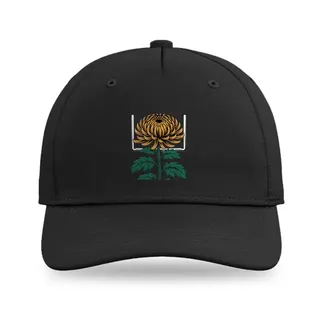 Floral Goal Post Football baseball cap