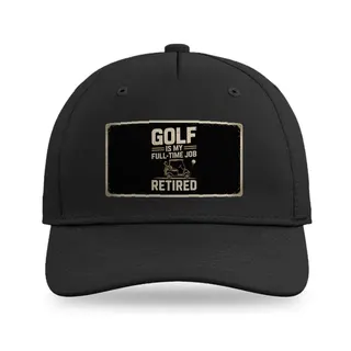 Full Time Job Retired Golf baseball cap