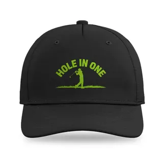 Swing Silhouette Hole In One Golf baseball cap