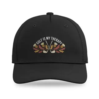 Floral With Iron Clubs Golf baseball cap