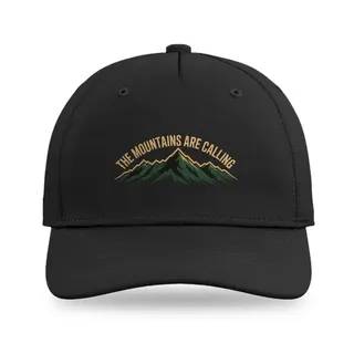 The Mountains Are Calling Hiking baseball cap