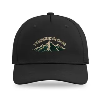 Mountains Are Calling Hiking baseball cap