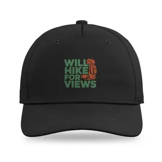 Will Hike For Views Hiking baseball cap