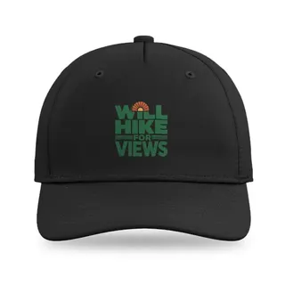 Will Hike For Views Hiking baseball cap