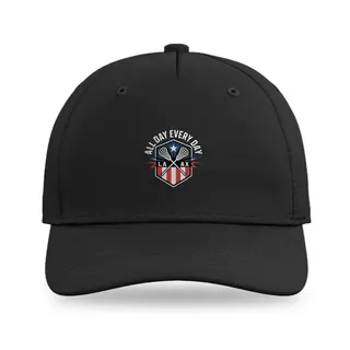 Crossed Sticks Crest Lacrosse baseball cap