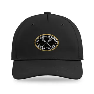 Eat Sleep Lax Repeat Lacrosse baseball cap