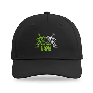 Faceoff Freaks Unite Lacrosse baseball cap