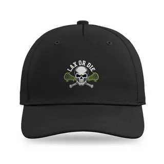 Lax Or Die Skull Lacrosse baseball cap