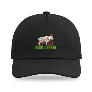 Born To Shred Mountain Goat Mountain Biking baseball cap