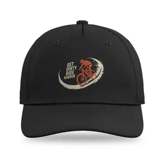 Get Dirty Ride Harder Mountain Biking baseball cap