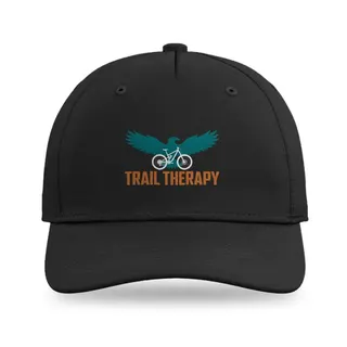 Eagle Silhouette Mountain Biking baseball cap