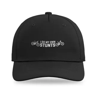 I Do My Own Stunts Mountain Biking baseball cap