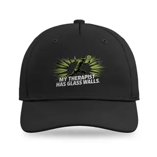 Player Silhouette Action Burst Padel Tennis baseball cap
