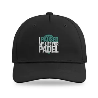 I Paused My Life for Padel Padel Tennis baseball cap