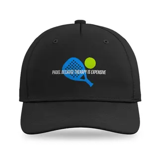 Therapy Is Expensive Padel Tennis baseball cap