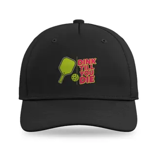 Dink Till You Die Pickleball baseball cap