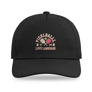 Banner with Paddles Pickleball baseball cap
