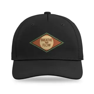 Breathe and Flow Lotus Pilates baseball cap