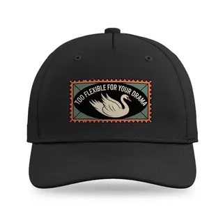Swan Dive Silhouette Stamp Pilates baseball cap