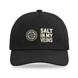 Salt In My Veins Sailing baseball cap