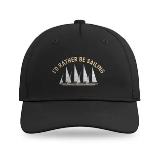 I'd Rather Be Sailing Sailing baseball cap
