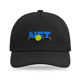 Yellow Ball On Net Tennis baseball cap