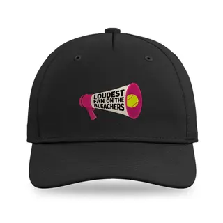 Loudest Fan Megaphone Tennis baseball cap