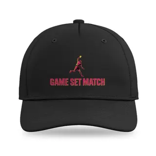 Game Set Match Tennis baseball cap