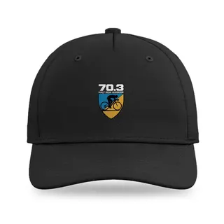 Halved Shield With Cyclist Triathlon baseball cap