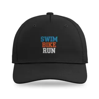 Swim Bike Run Triathlon baseball cap