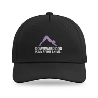 Downward Dog Spirit Animal Vibes Yoga baseball cap