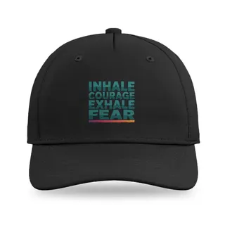 Inhale Courage Exhale Fear Yoga baseball cap