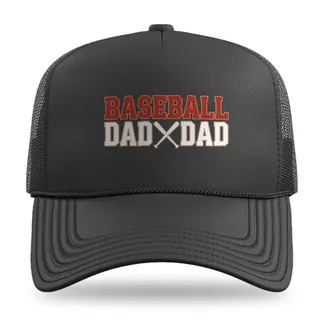 Play Hard Cheer Harder Baseball trucker hat