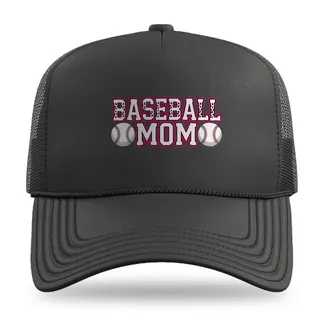 Baseball Mom Proud Supporter Baseball trucker hat