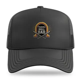 Travel Ball Dad Baseball trucker hat
